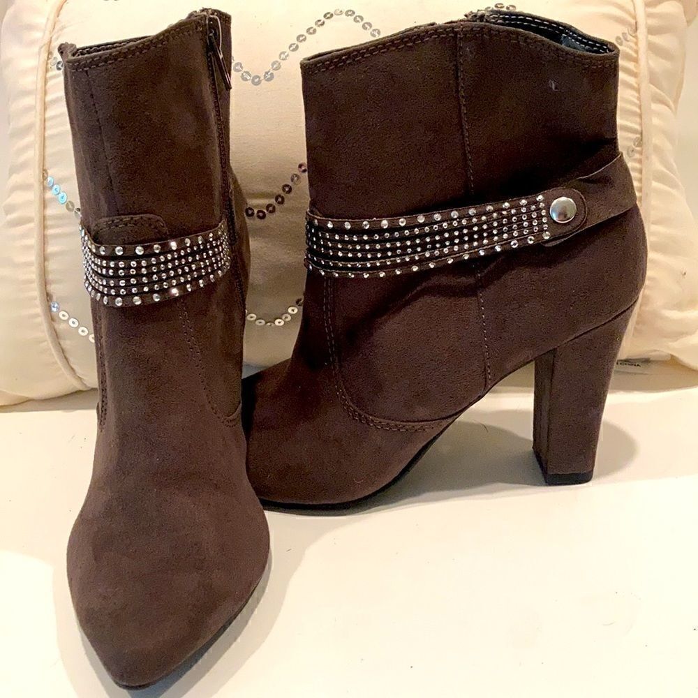 Ann Marino Ankle Booties 6 new - Picture 8 of 10